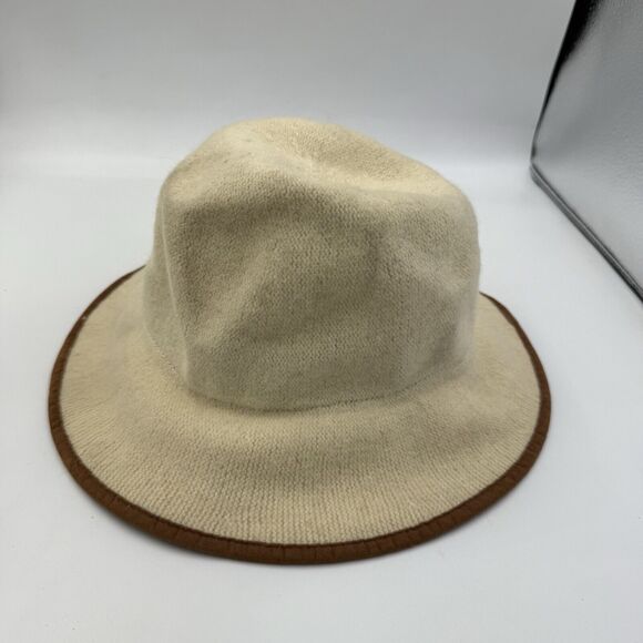 Collection Eighteen Wool Blend Hat Cloche Beige OS - Picture 8 of 12